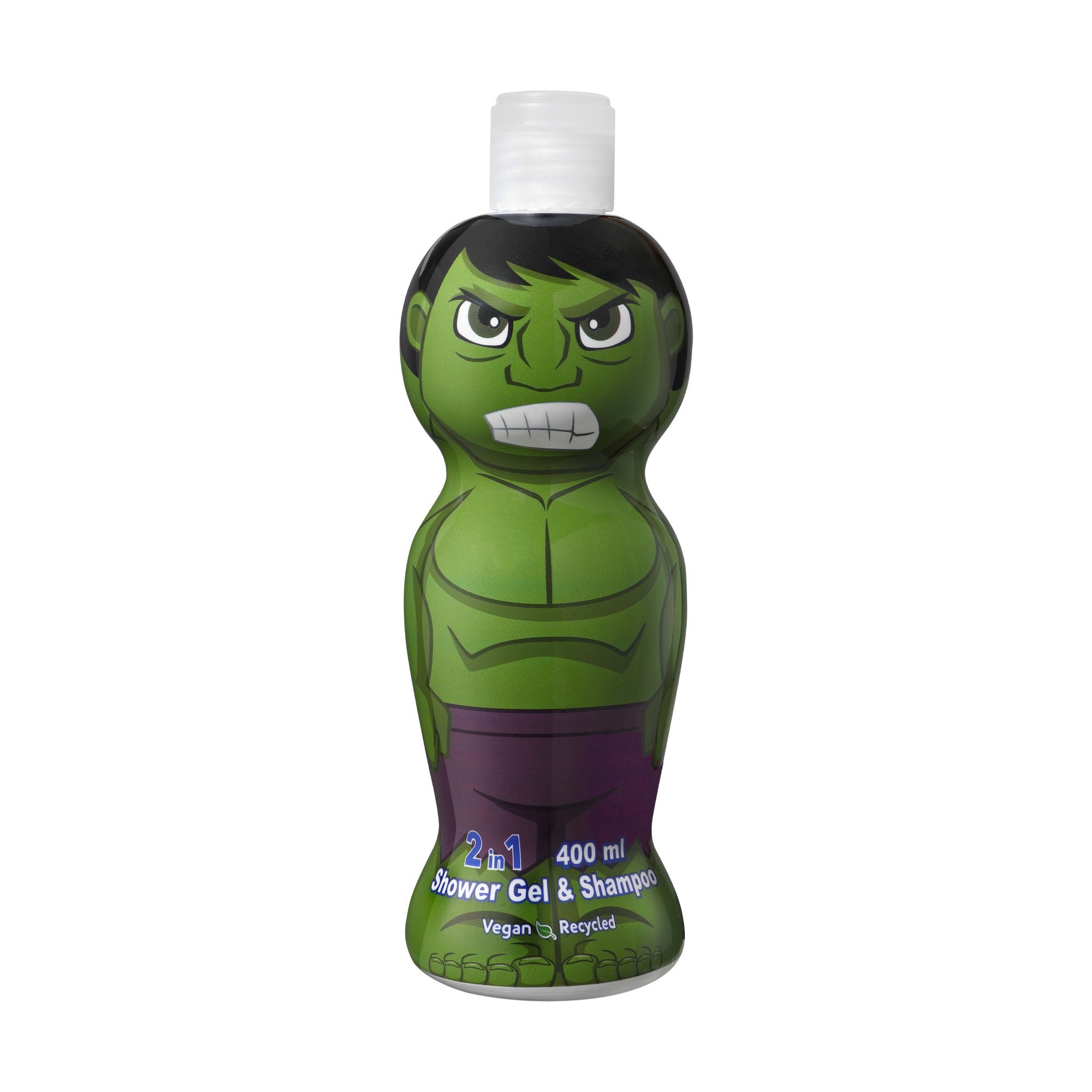 Дитячий шампунь-гель 2 в 1 для волосся та тіла Air-Val International Marvel Avengers Hulk Shower Gel &amp; Shampoo 2 In 1 1D, 400 мл