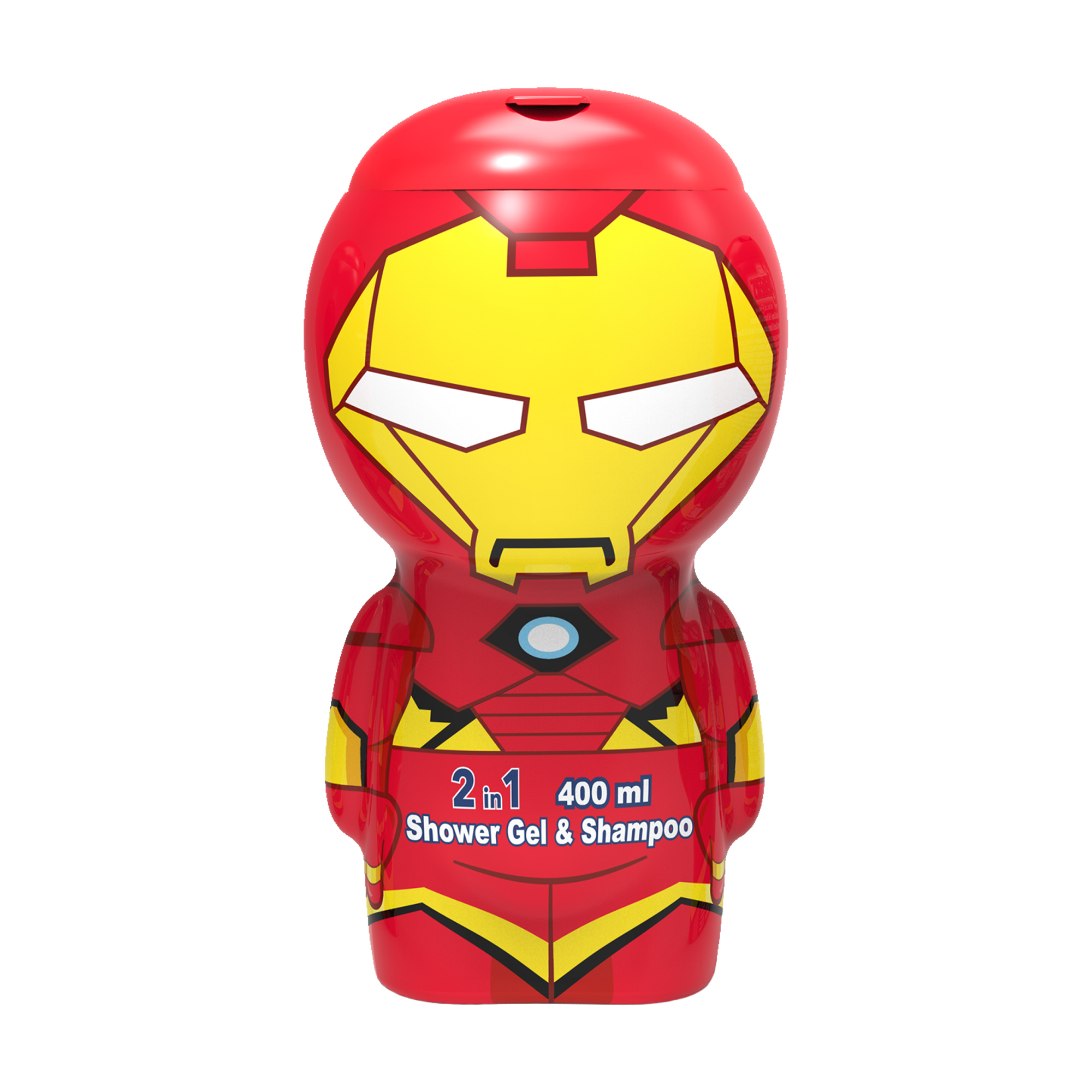 Дитячий шампунь-гель 2 в 1 для волосся та тіла Air-Val International Marvel Avengers Iron Man Shower Gel &amp; Shampoo 2 In 1 2D, 400 мл