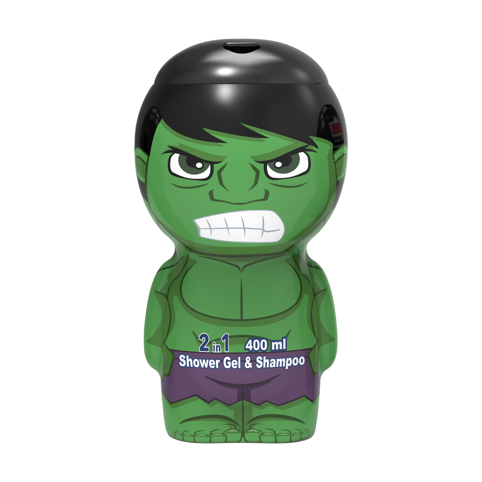 Дитячий шампунь-гель 2 в 1 для волосся та тіла Air-Val International Marvel Avengers Hulk Shower Gel &amp; Shampoo 2 In 1 2D, 400 мл