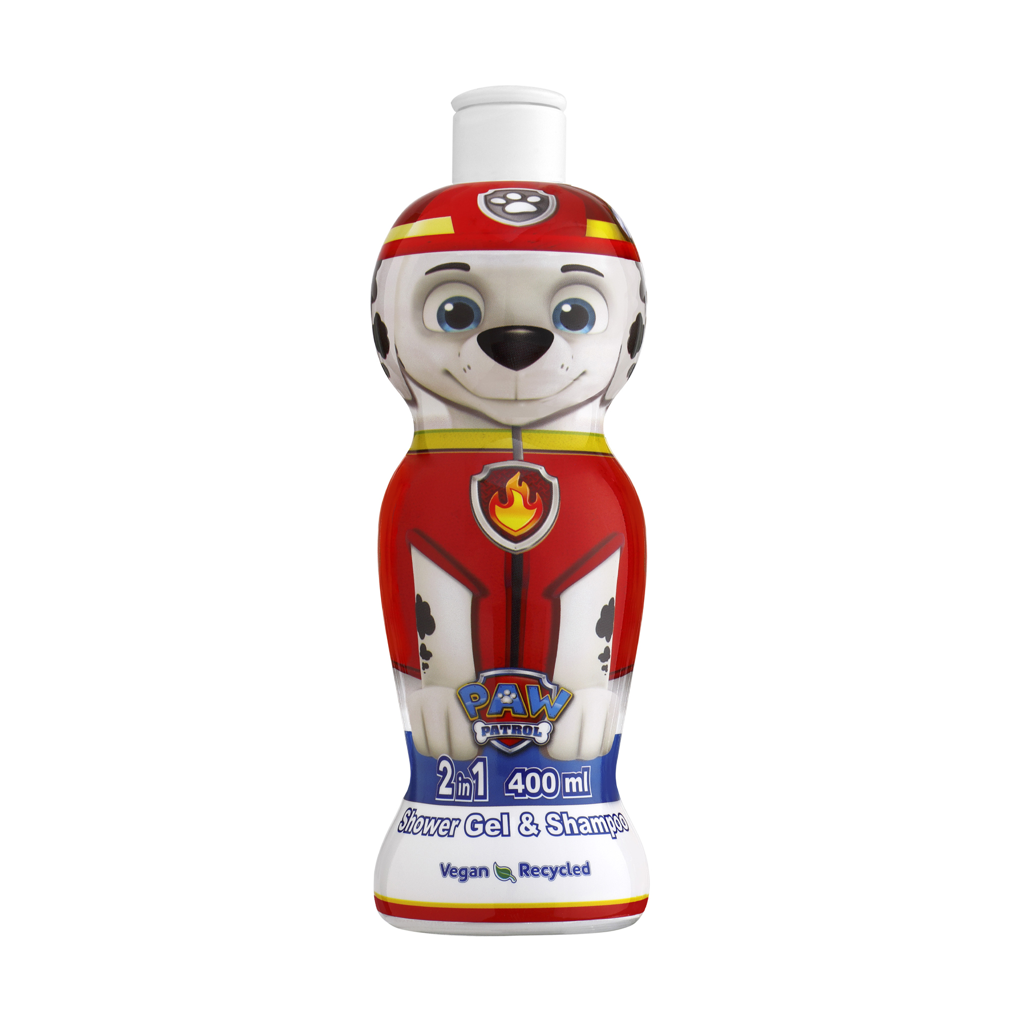 Дитячий шампунь-гель 2 в 1 для волосся та тіла Air-Val International Paw Patrol Marshall Shower Gel &amp; Shampoo 2 In 1 1D, 400 мл
