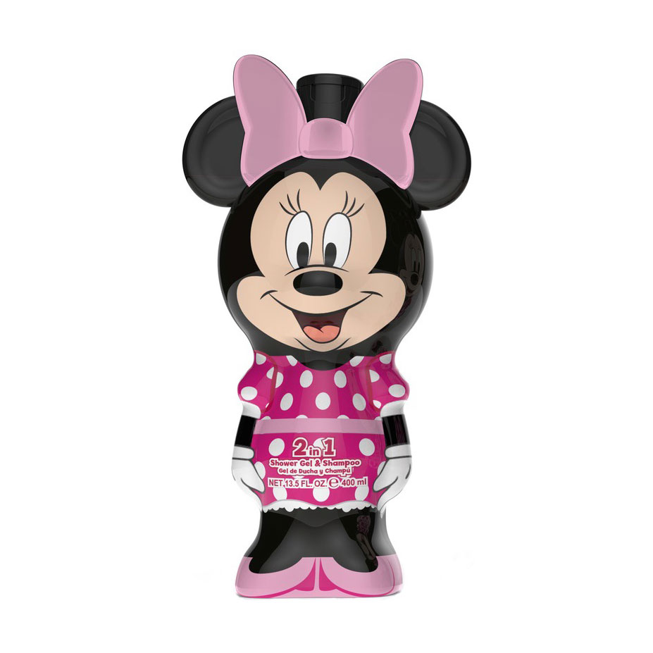 Шампунь-гель для душу Air-Val International Disney Minnie Mouse Shower Gel &amp; Shampoo 2in1 2D, 400 мл