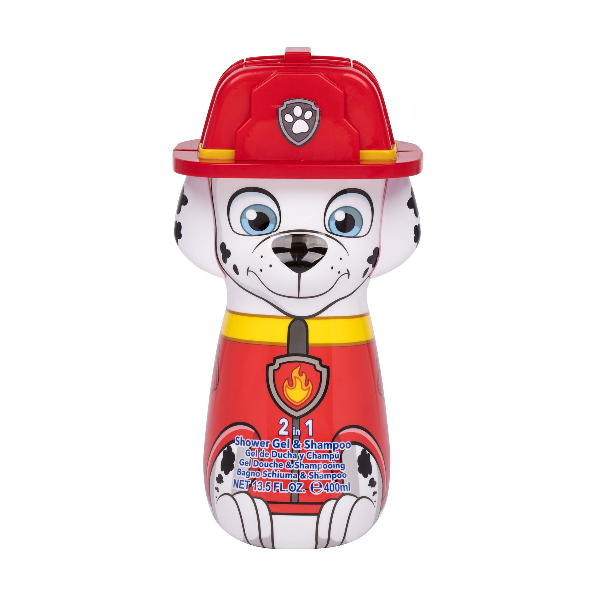 Шампунь-гель для душу Air-Val International Paw Patrol Shower Gel &amp; Shampoo 2in1 Marshall 2D, 400 мл