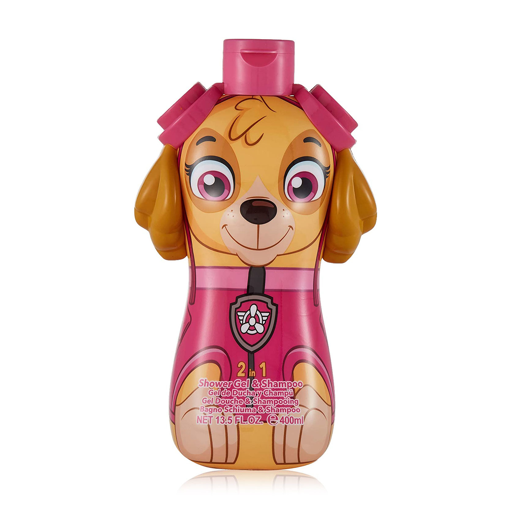 Шампунь-гель для душу Air-Val International Paw Patrol Shower Gel &amp; Shampoo 2in1 Skye 2D, 400 мл